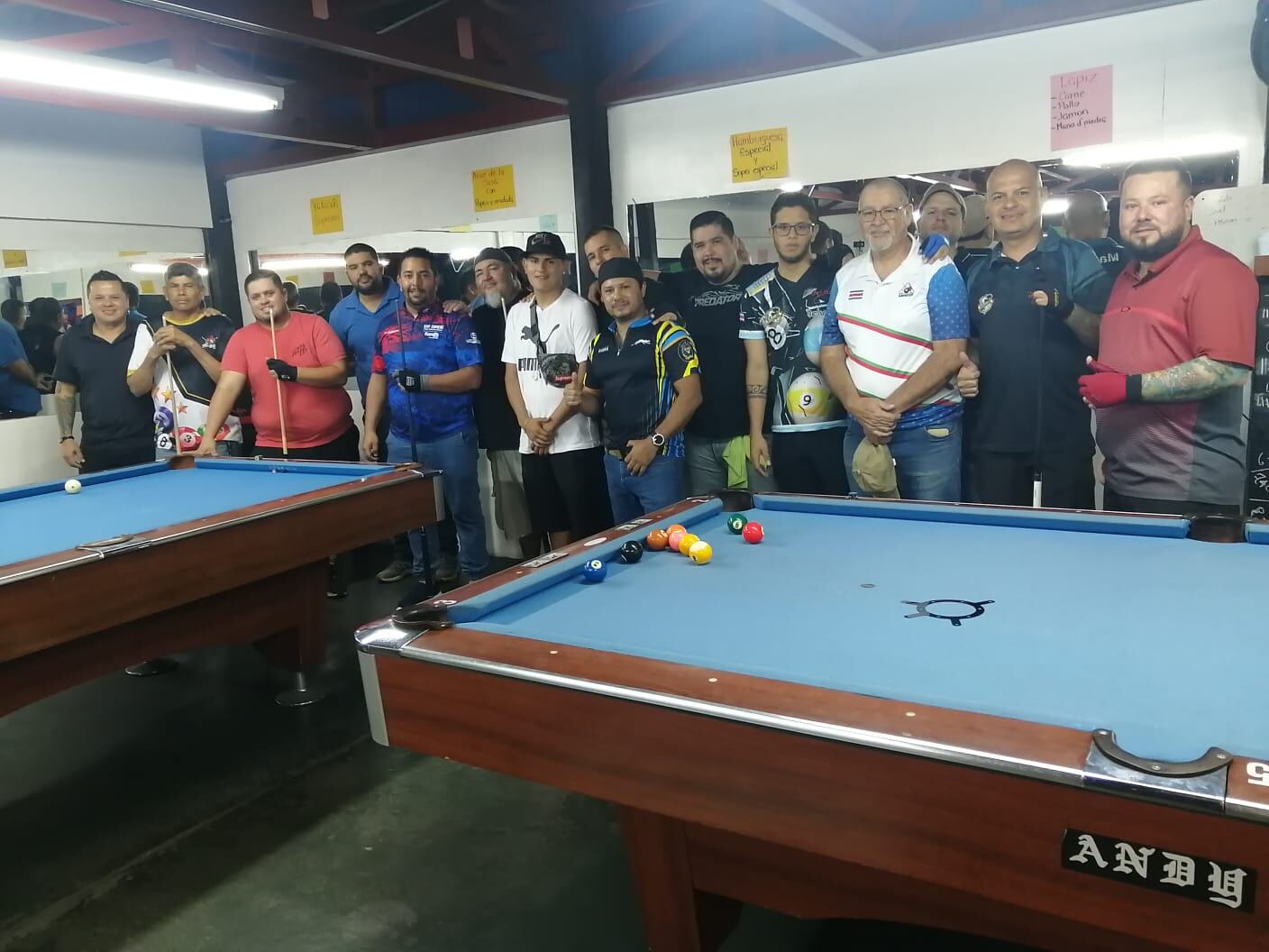 Open Internacional de Pool Costa Rica, en bola 9