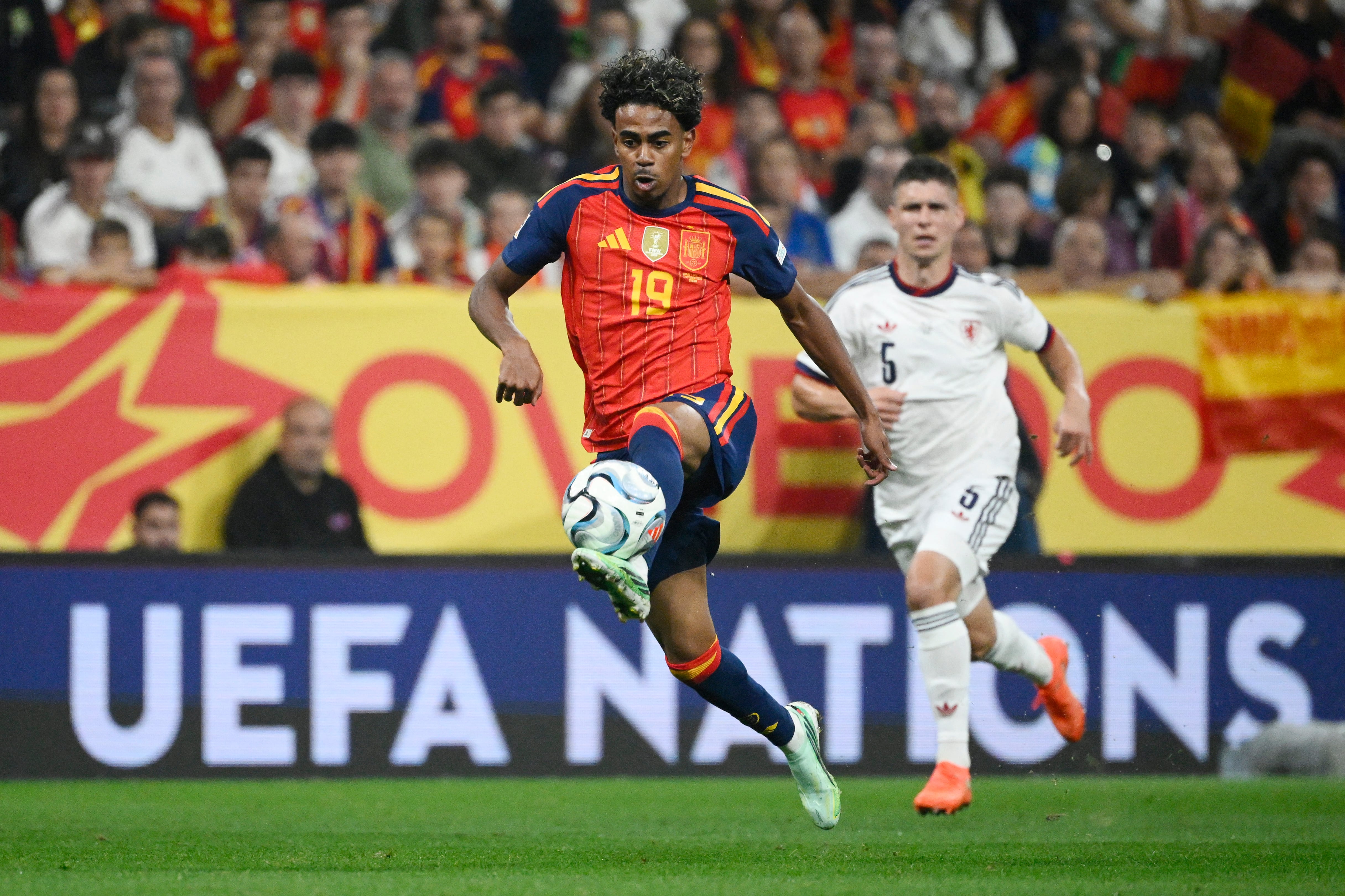 Liga de Naciones de la UEFA, jornada del sábado. Foto: AFP.