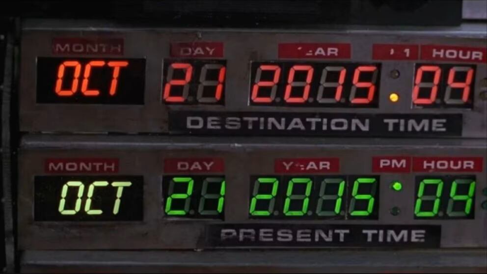 El Día de Volver al Futuro se celebra cada 21 de octubre por el viaje al 2015 que aparece en la segunda película de la trilogía.