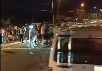 El fatal accidente ocurrió en un sector conocido como el cruce de La Managua.