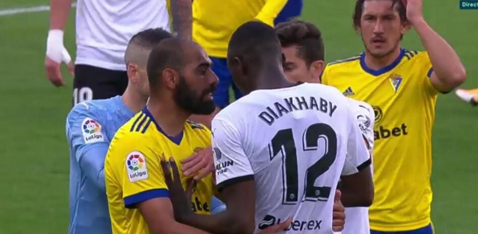 Valencia - Cádiez, Mouctar Diakhaby, racismo