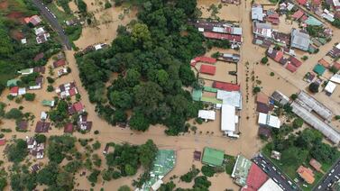 Impacto de las inundaciones en Sarapiquí dejan ríos desbordados y muchas emergencias