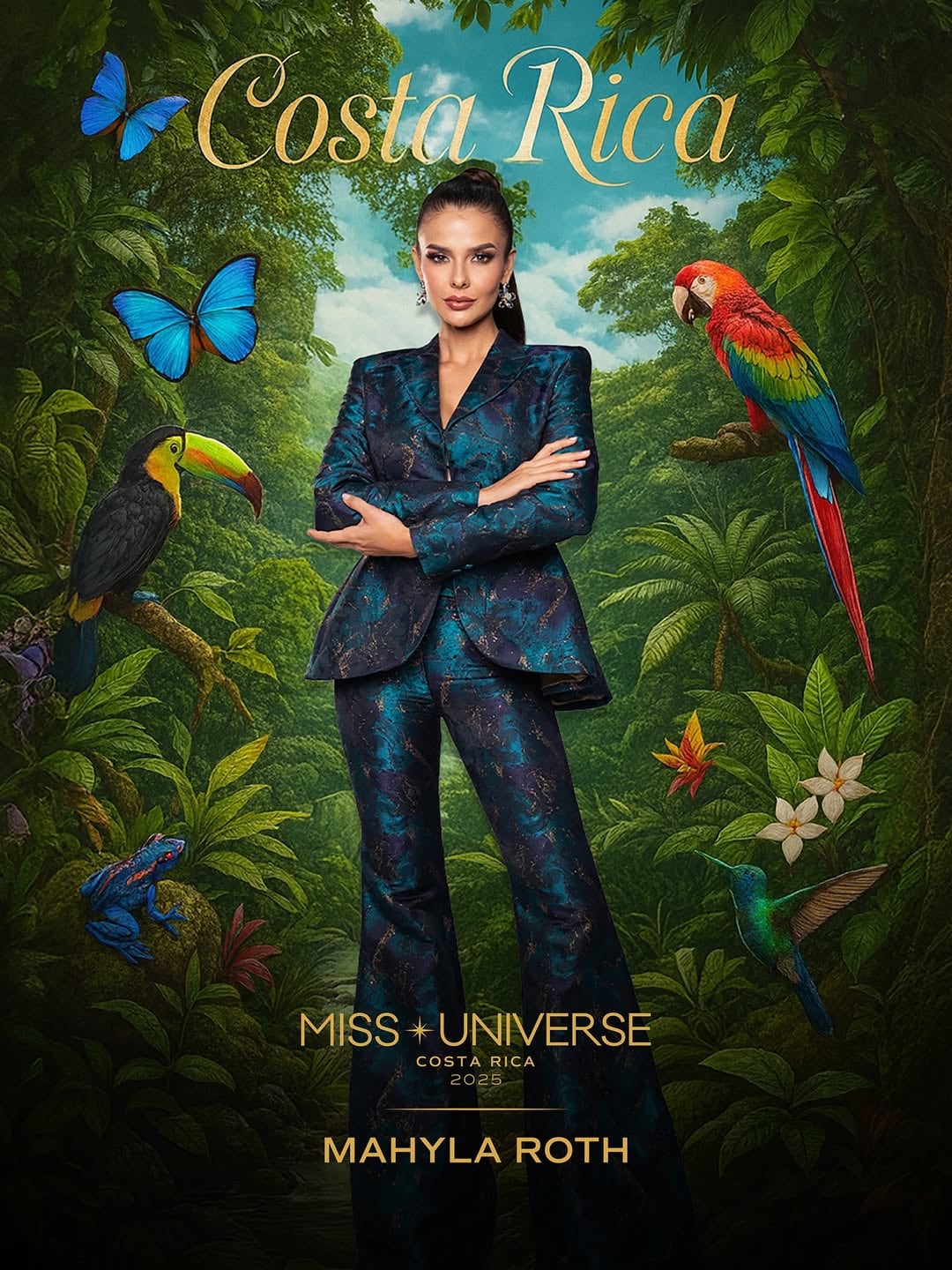 Mahyla Roth en el Miss Universo 2025