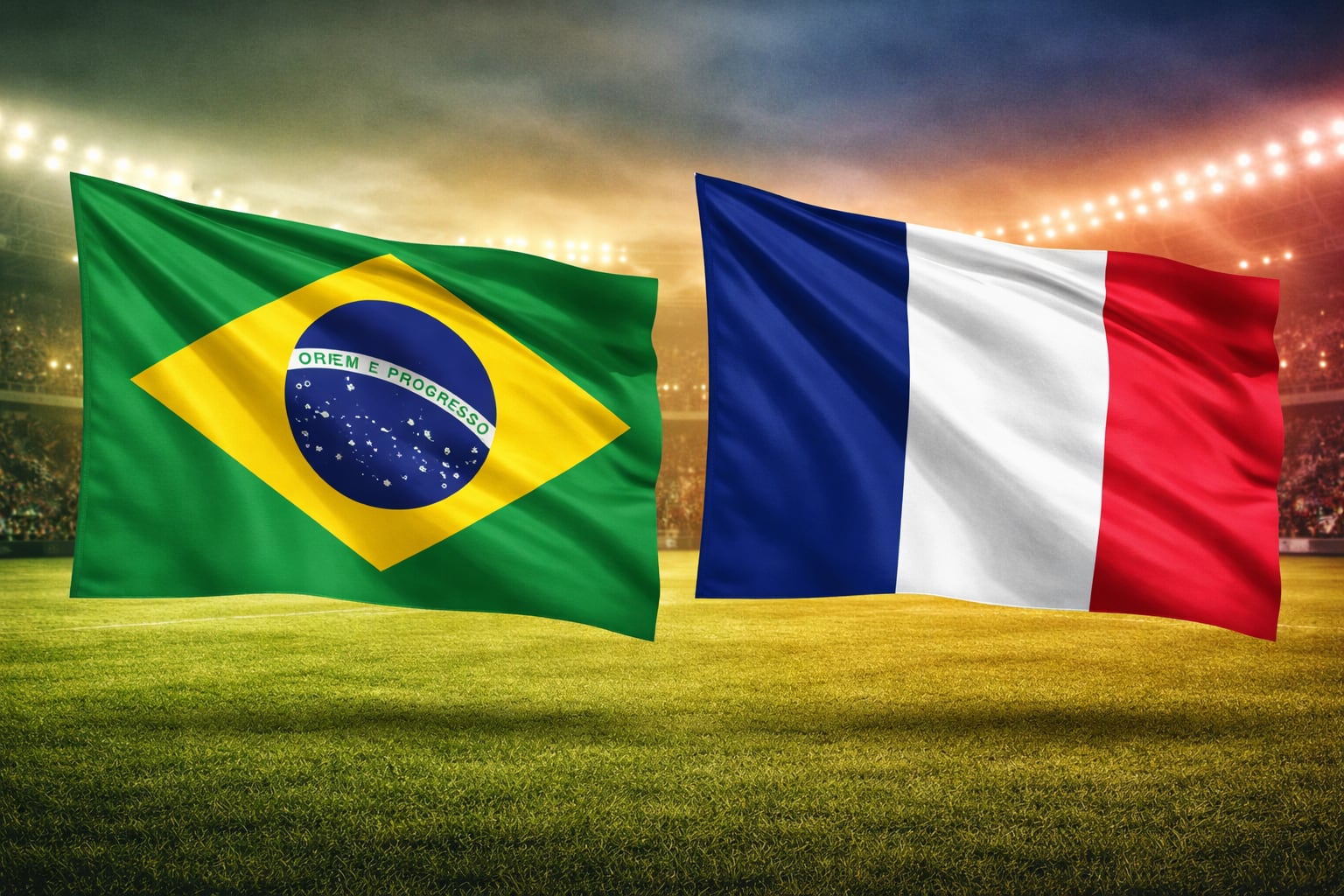 Brasil y Francia se enfrentan en amistoso internacional.