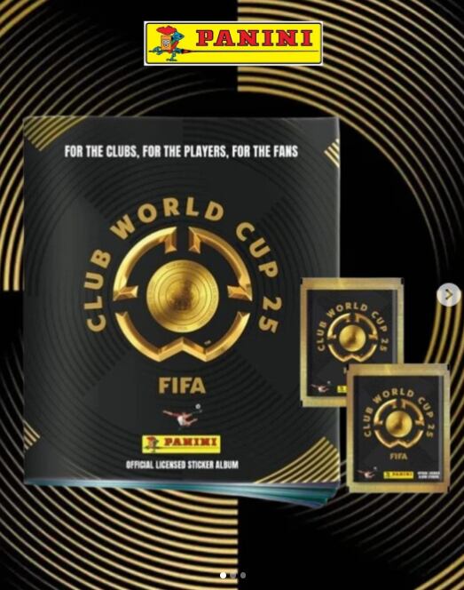 Esta es la portada del álbum Panini del Mundial de Clubes. Captura de pantalla.