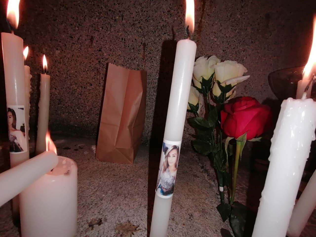 Vigilia en Cartago por Alisson Bonilla, joven que desapareció en Ujarrás. Foto Keyna Calderón.