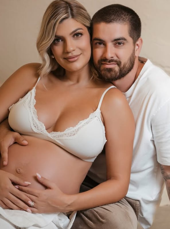 Sharon Segura, su esposo Daniel Mora y el nacimiento de su hijo Oliver.
