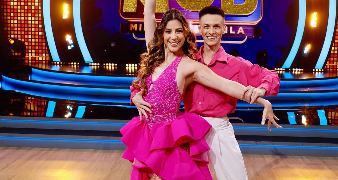 Mimi Ortiz y Yenier Jiménez en Mira quién baila.