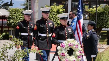 Bomberos de Costa Rica honró a 343 compañeros que murieron en atentados terroristas en EE. UU.