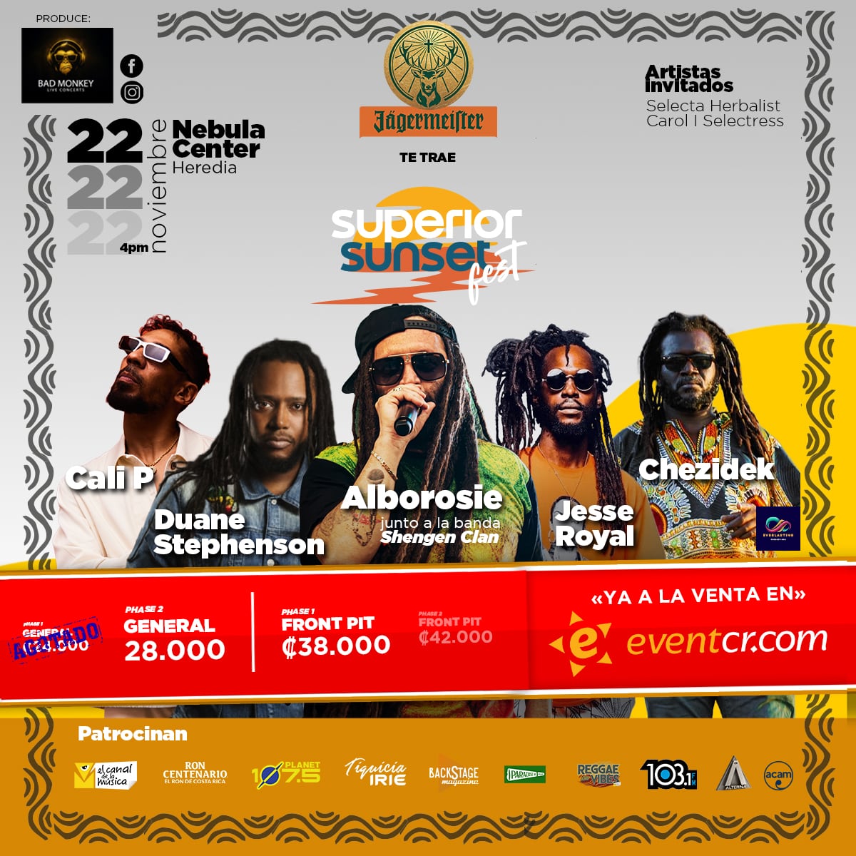 El festival ofrecerá una experiencia de reggae internacional en el Nebula Center.