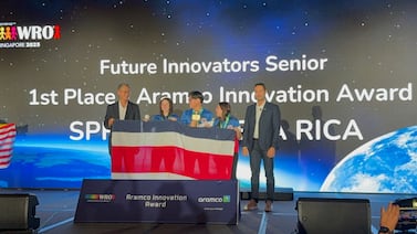 Costa Rica brilla en robótica y obtiene premio internacional de innovación