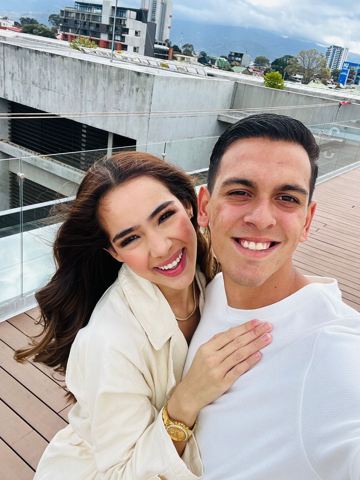 María Celeste León, novia del delantero del Saprissa, Justin Monge. Cortesía.