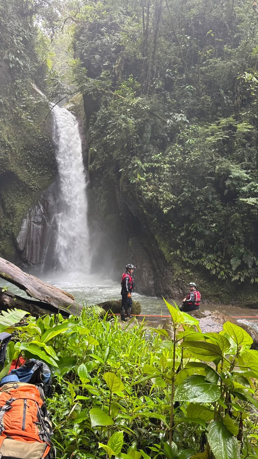 Carlos Daniel Cubero Montero, de 18 años, desapareció el sábado 26 de setiembre del 2026, cuando estaba en la catarata Los Reyes en San Lorenzo de Tarrazú. Foto: Rescate Urbano Costa Rica