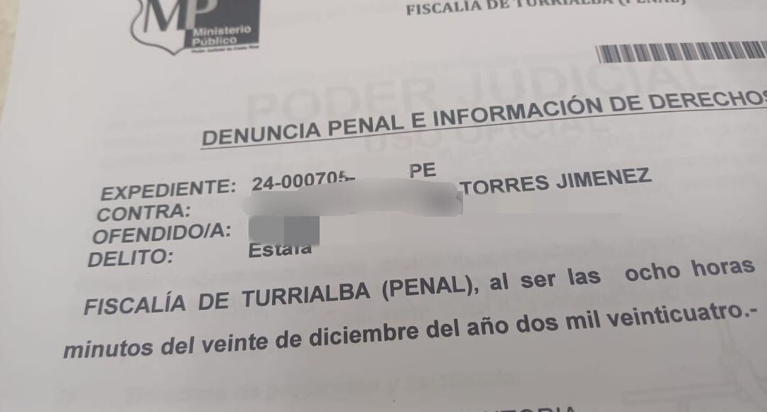 La familia no ha recibido ninguna respuesta del sujeto hasta este día, por lo que no saben qué pasará con el dinero que le entregaron. Foto tomada de redes.