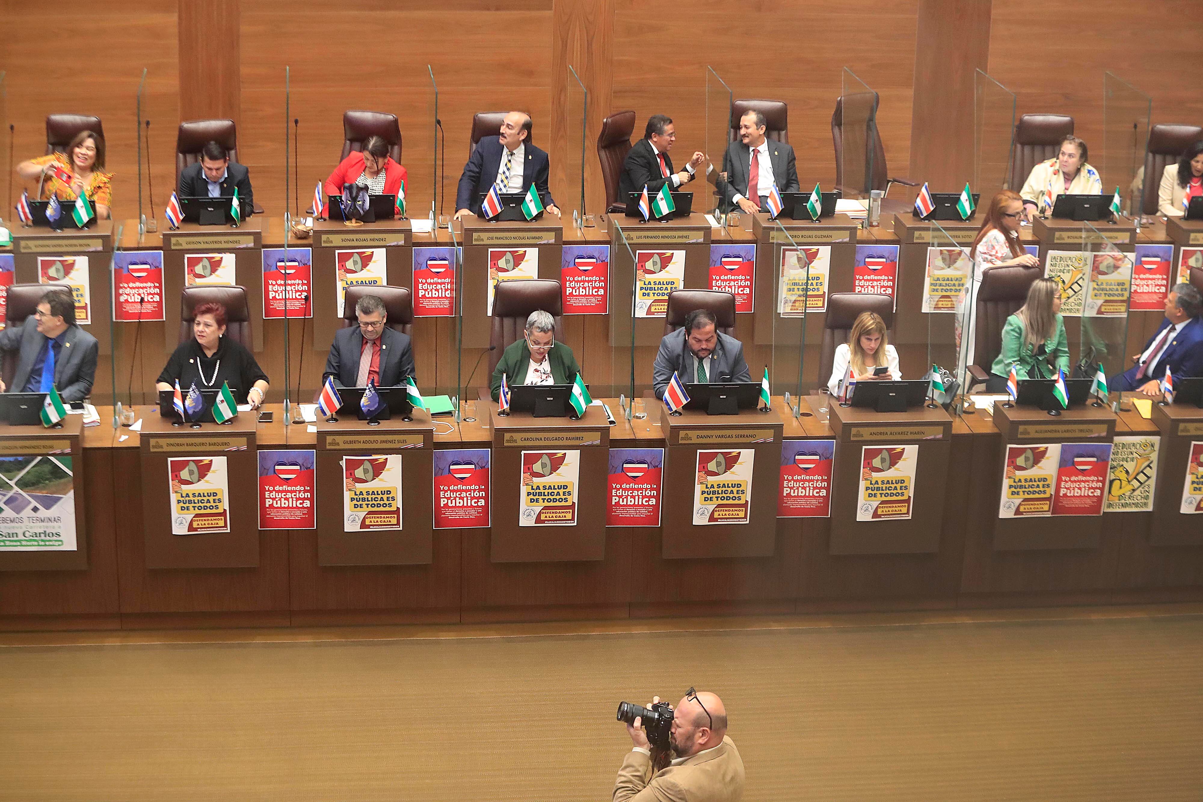 25/09/2023 Asamblea Legislativa. Sesión de plenario legislativo en la que los diputados aprobaron rebaja al marchamo.