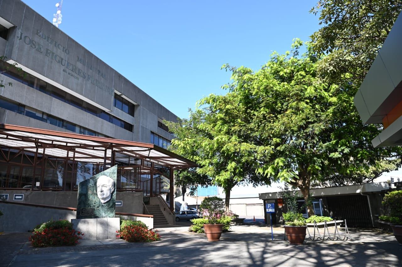 Trabajadores de la municipalidad de San José