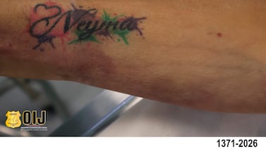 “Ángel” y “Neyma”: los tatuajes que serían claves para identificar a mujer que murió de forma misteriosa en hospital