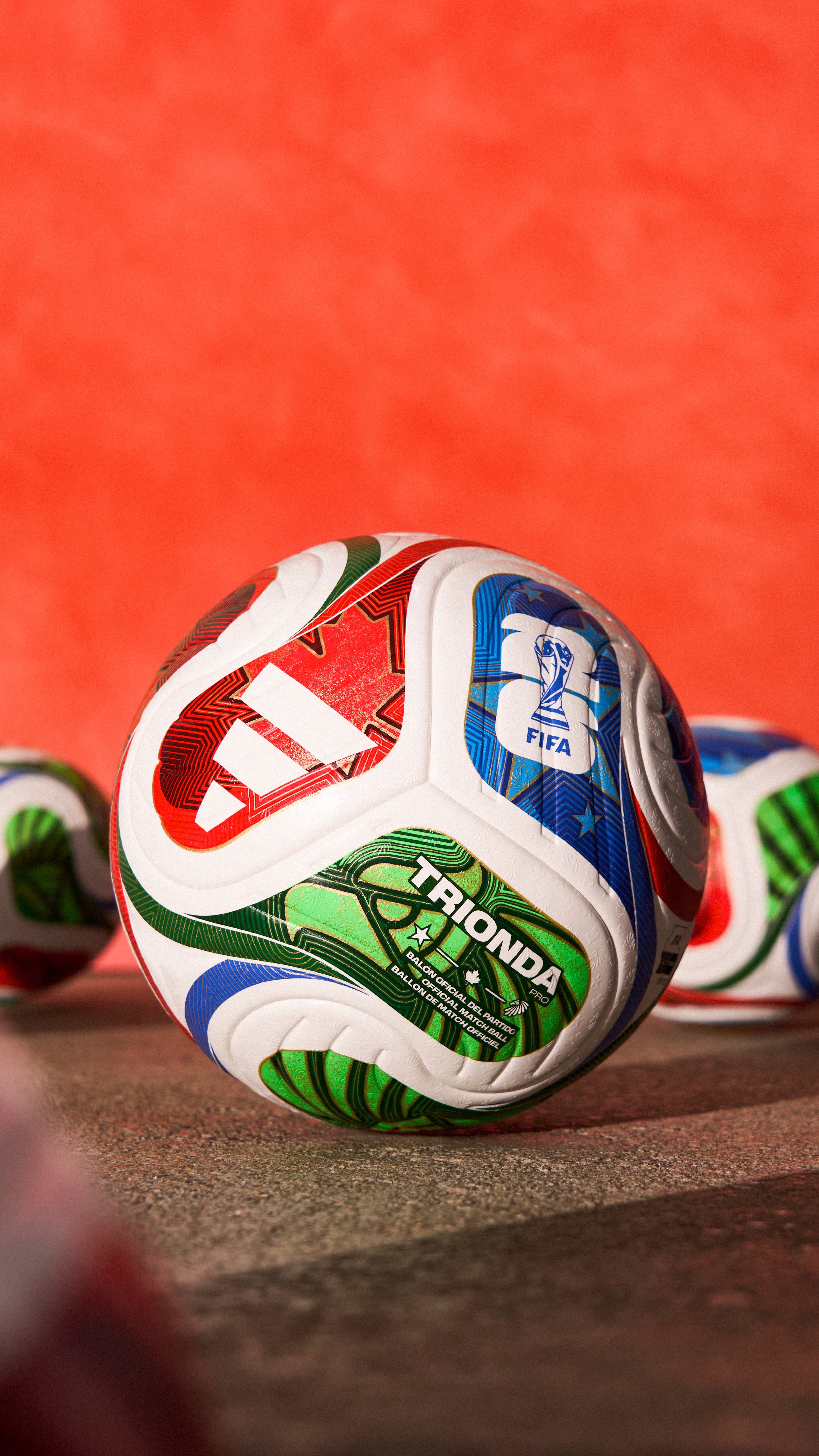 TRIONDA será el balón que use la FIFA para el mundial de Norteamérica 2026.