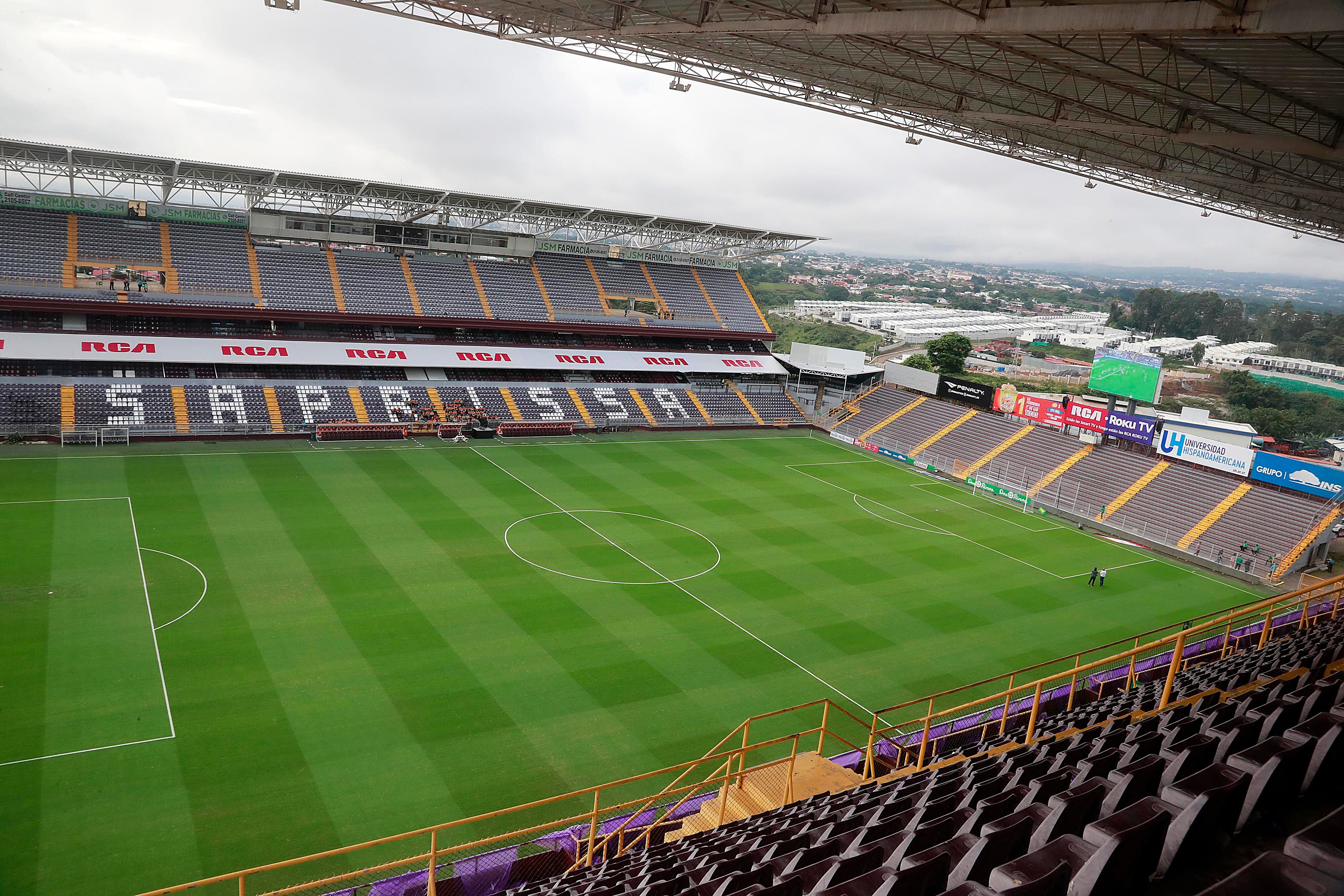 04/11/2023 Estadio Ricardo Saprissa, Tibás. El Deportivo Saprissa recibió a la Liga Deportiva Alajuelense, en una nueva versión del Clásico Nacional en partido de la jornada 18, Torneo de Apertura, Liga Promérica 2023.