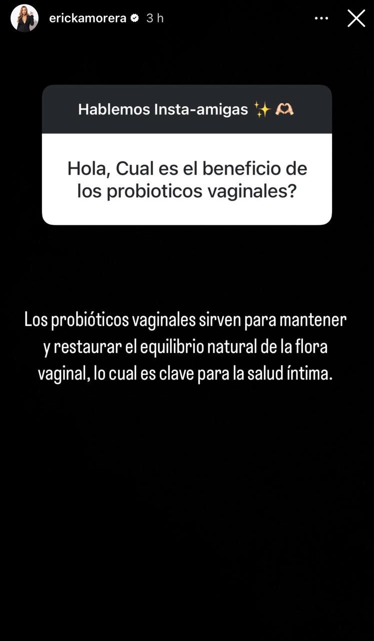 Ericka Morera despertó la curiosidad de mucha gente, especialmente de las mujeres, al revelar un producto que toma por salud.