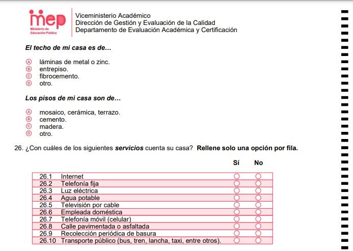 La experta en sicología de familia, María Ester Flores, no termina de salir de su asombro por lo irrespetuosa y abusiva, como ella misma lo dice, fue la prueba FARO de Factores Asociados que el viernes pasado realizaron los estudiantes de quinto grado de escuela
