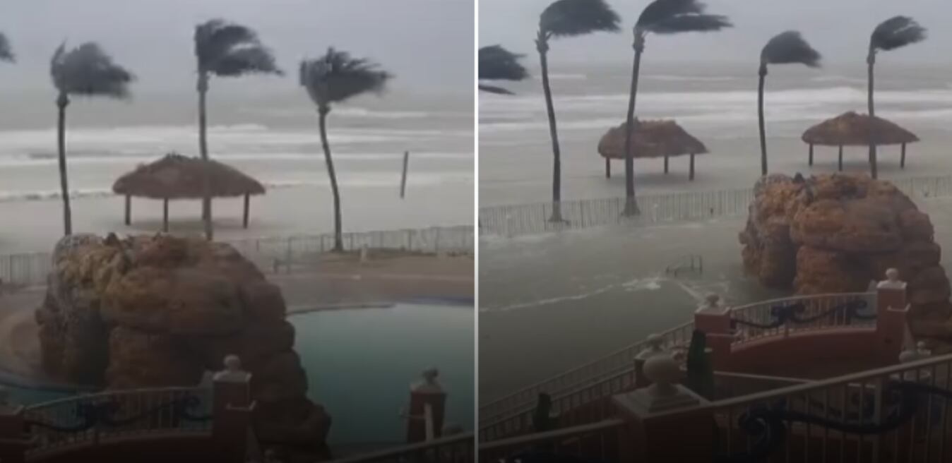 Hotel Florida durante el huracán Milton. Foto: El Tiempo, GDA