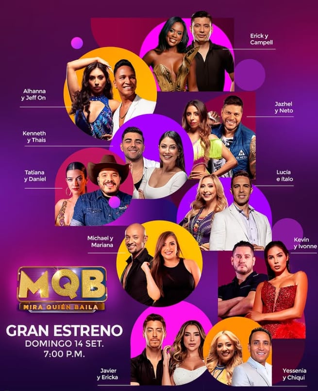 Ítalo Marenco y Lucía Jiménez en Mira quién baila 2025