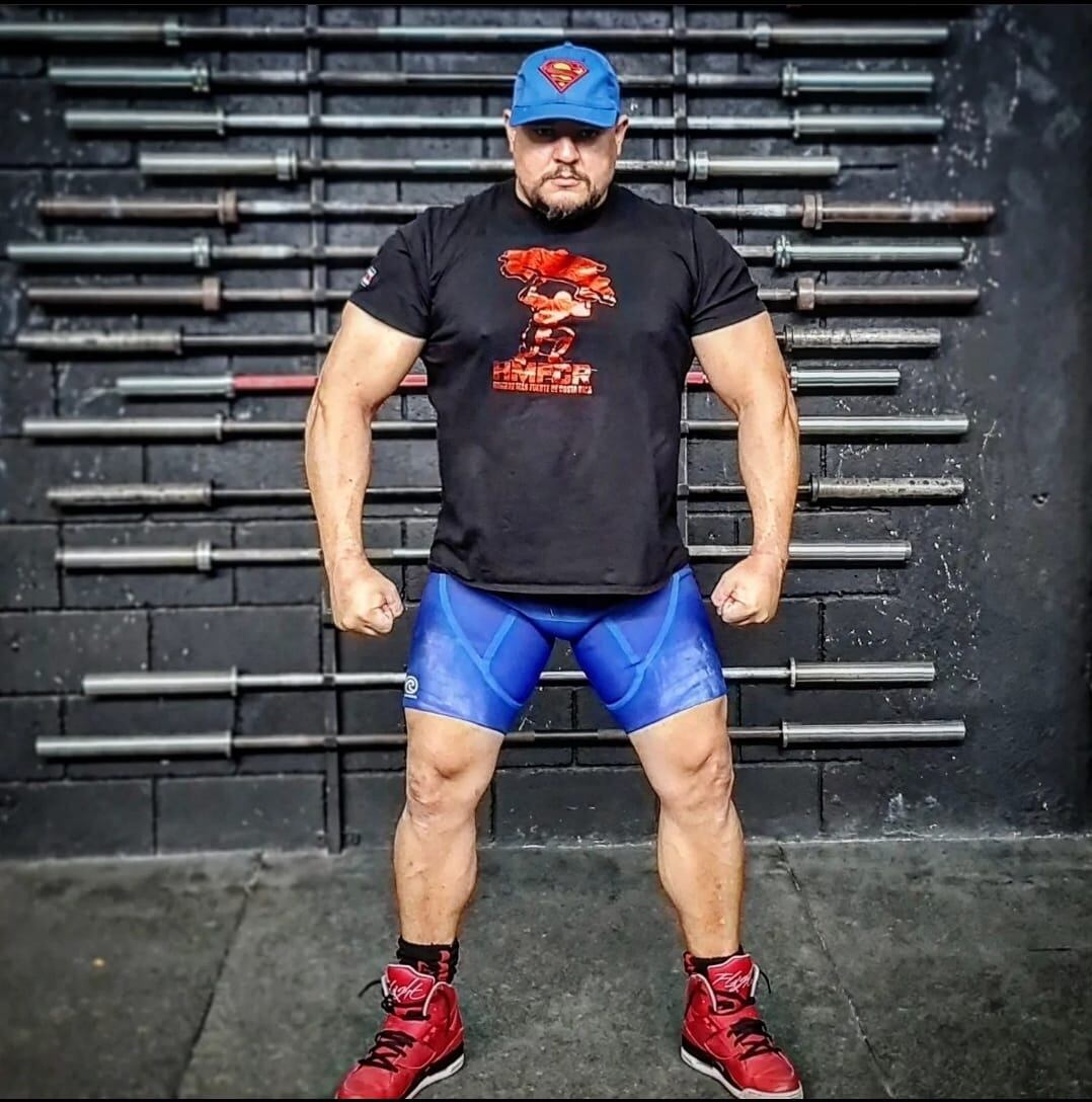 Manuel Campos, levantamiento de pesa de potencia