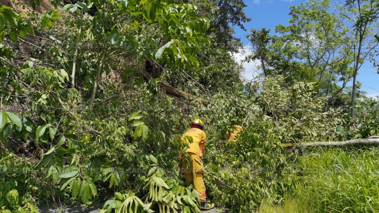 Terraplén en Puriscal. Foto cortesía.