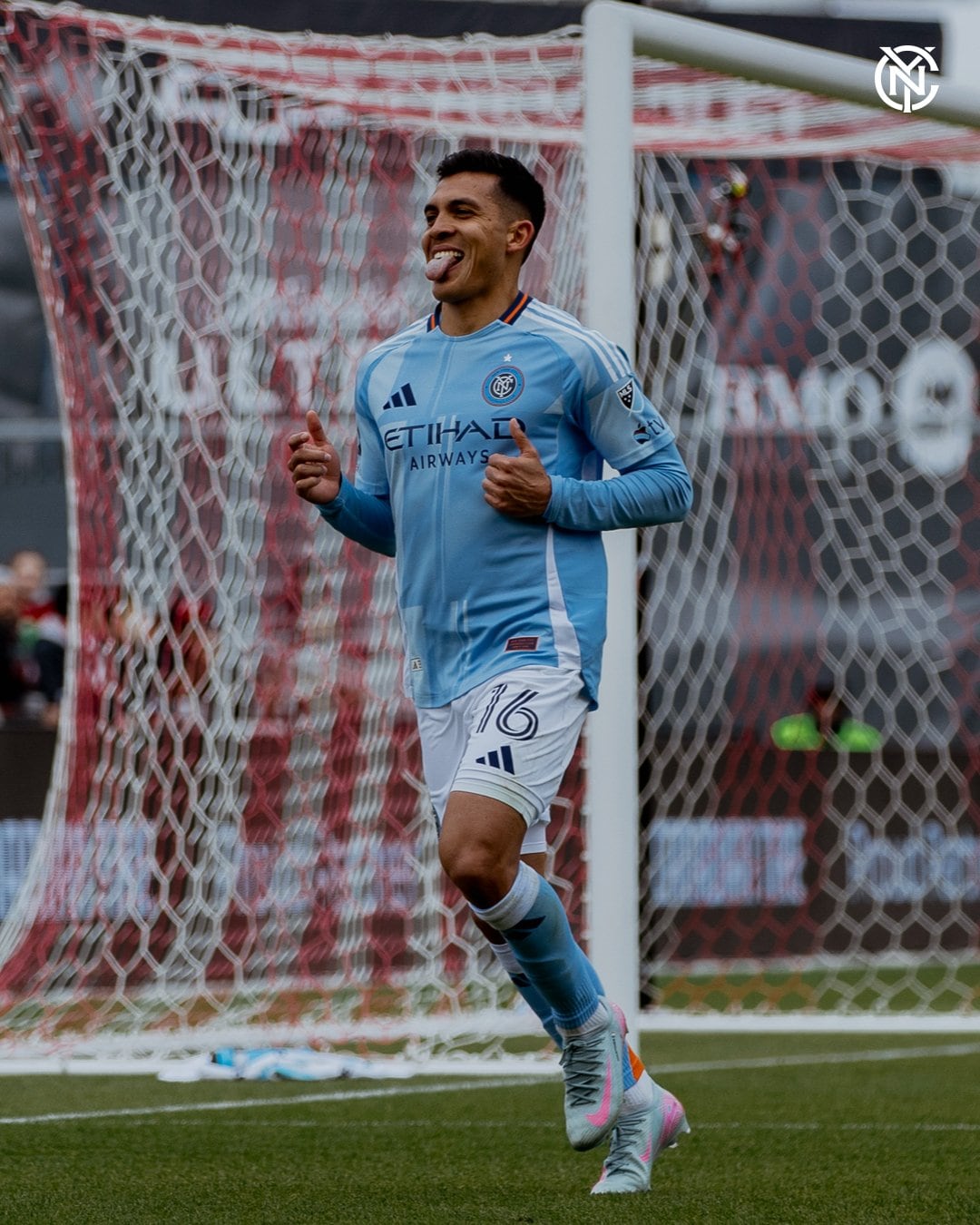 Alonso Martínez celebró su sexto gol de la temporada con el New York City de la MLS.