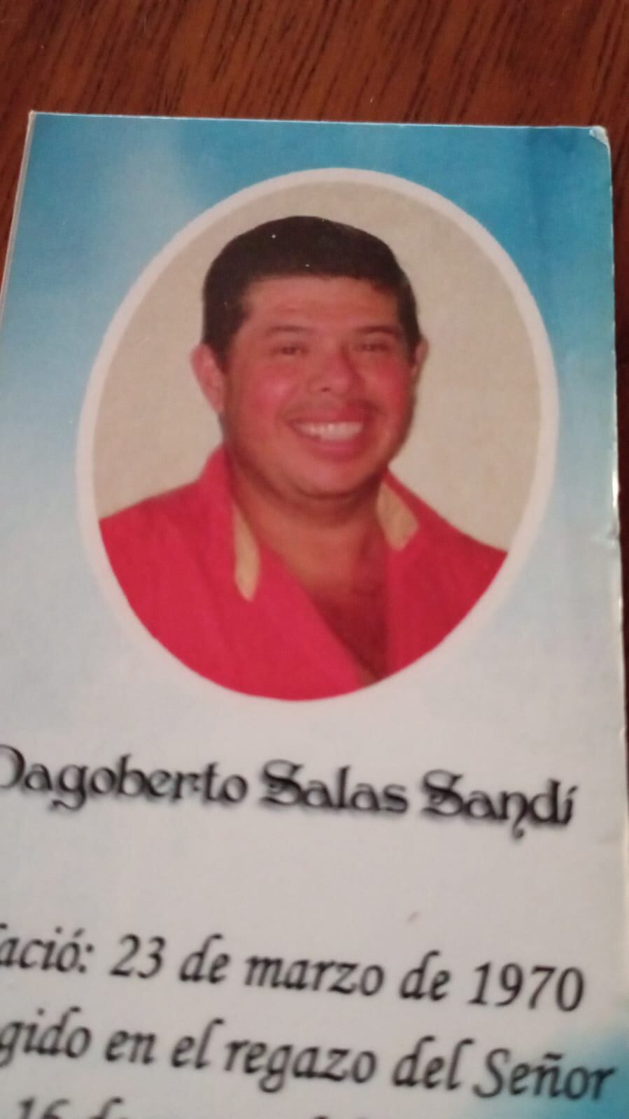 Dagoberto Salas Sandí, de 44 años, cumplió una década de haber sido atacado por desalmados que le quitaron la vida. Foto: Cortesía María Salas para La Teja
