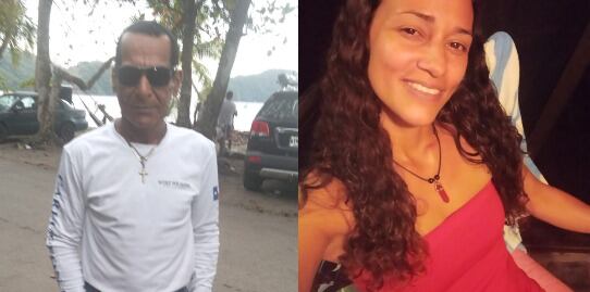 Efraín Chaves y Wendy Díaz murieron poco después del accidente.