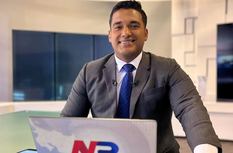 Gustavo Díaz, periodista de Noticias Repretel