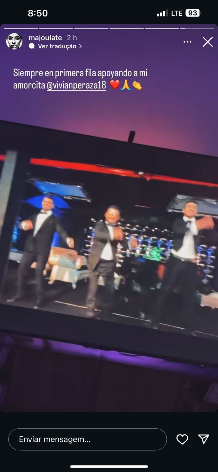 Majo Ulate estuvo en primera gala de Mira quién baila