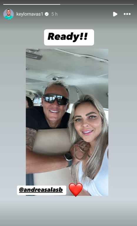 Keylor Navas y su familia se fueron a Pérez Zeledón a disfrutar de una de las más grandes pasiones del arquero. Captura de pantalla.