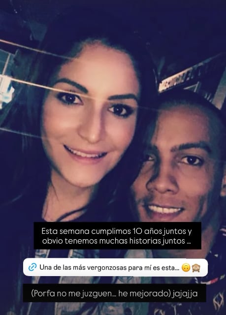 Sheiris Montero y Greivin Morgan iniciaron su relación hace 10 años y ella lucía muy diferente a ahora.