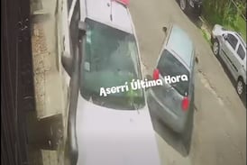 Impresionante video muestra cómo conductor logra esquivar por la mínima patrulla sin frenos y fuera de control