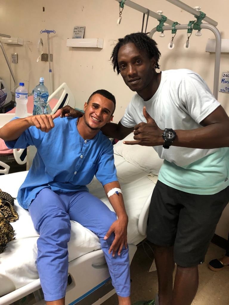 Denilson Mason jugador de Santos con cáncer testicular. Cortesía.