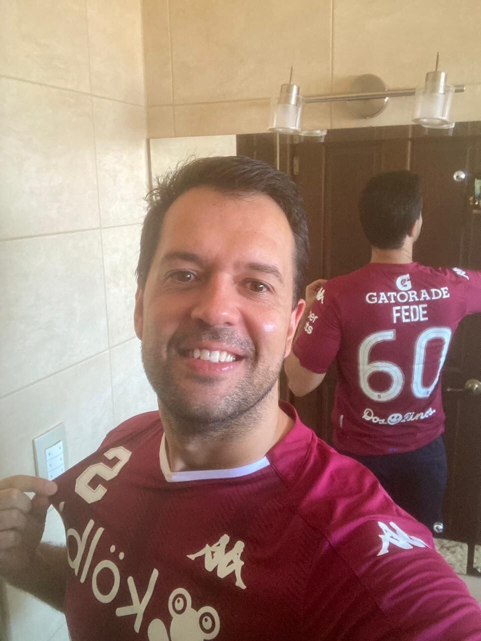 Federico Umaña, aficionado saprissista. Cortesía.