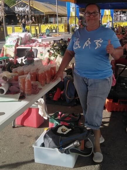 Marlene Salgado Balladares, vecina de La Lucha de Potrero Grande en Buenos Aires de Puntarenas, cómo arrancó su calvario físico y sicológico tras un accidente de tránsito tras el cual le amputaron la pierna izquierda.