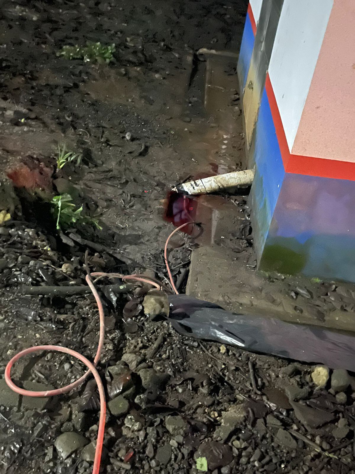 Este vehículo fue encontrado cargado con combustible cerca de la toma de Recope. Foto MSP.