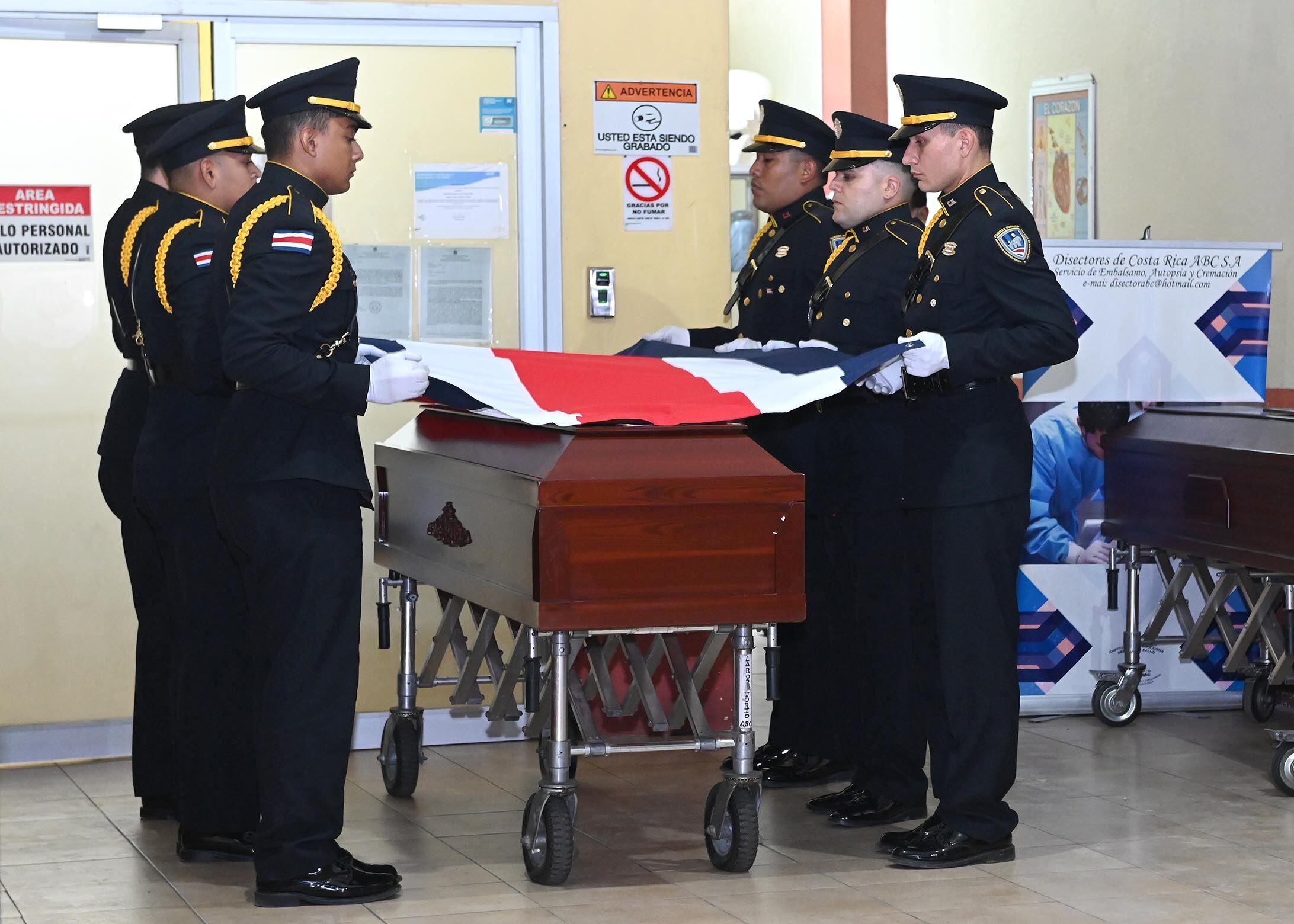 Funeral de Geiner Zamora, oficial del OIJ.
