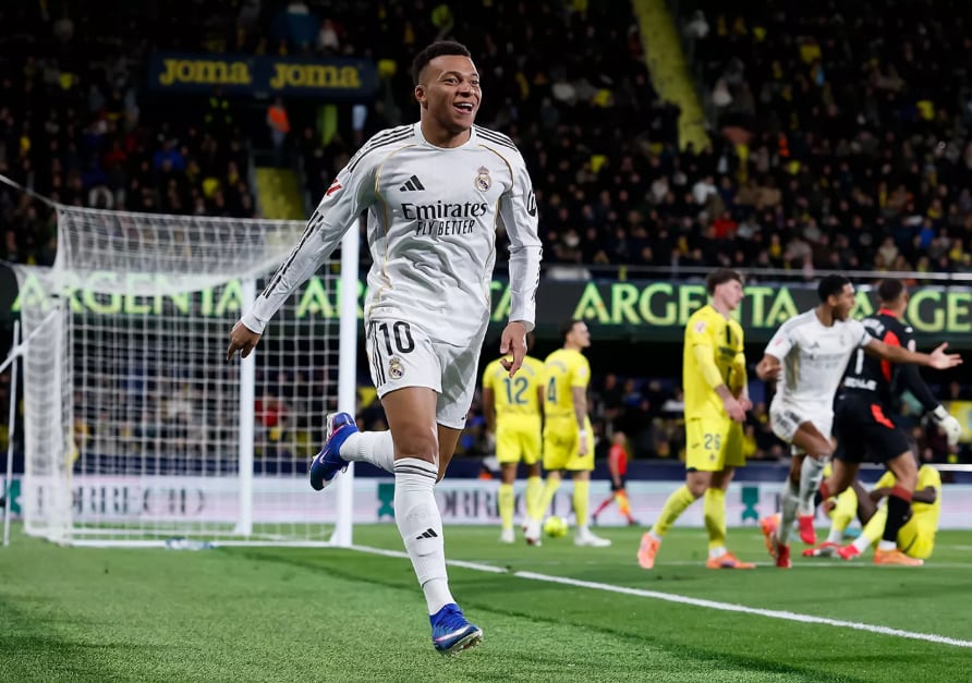 El Real Madrid derrotó 2-0 al Villarreal.