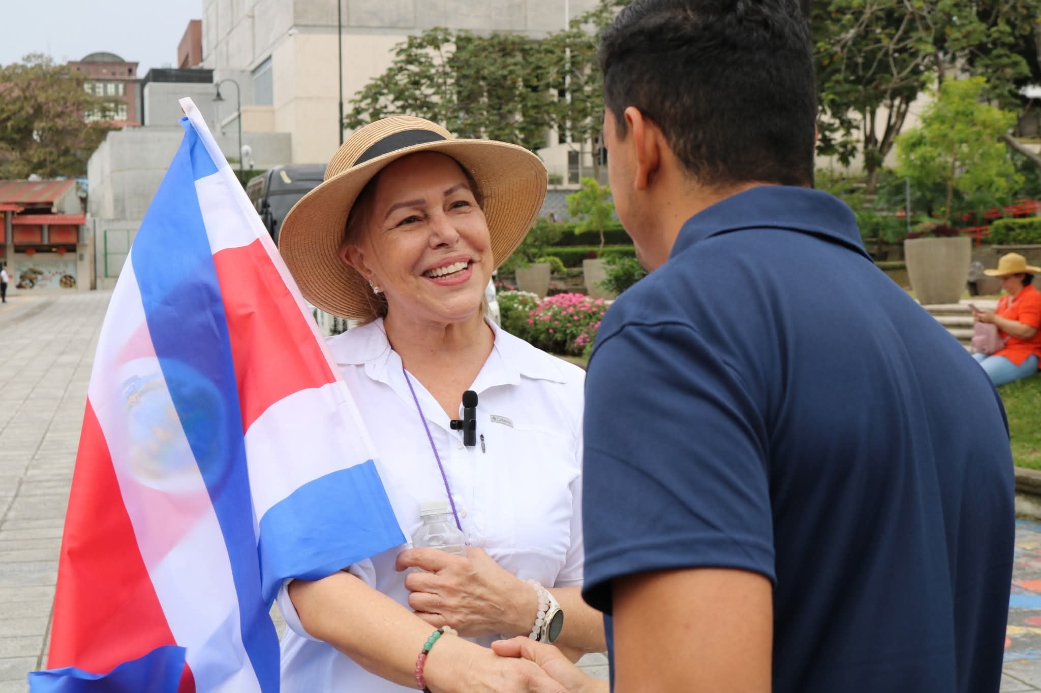 Ana Virginia Calzada, candidata presidencial del Partido Centro Democrático y Social