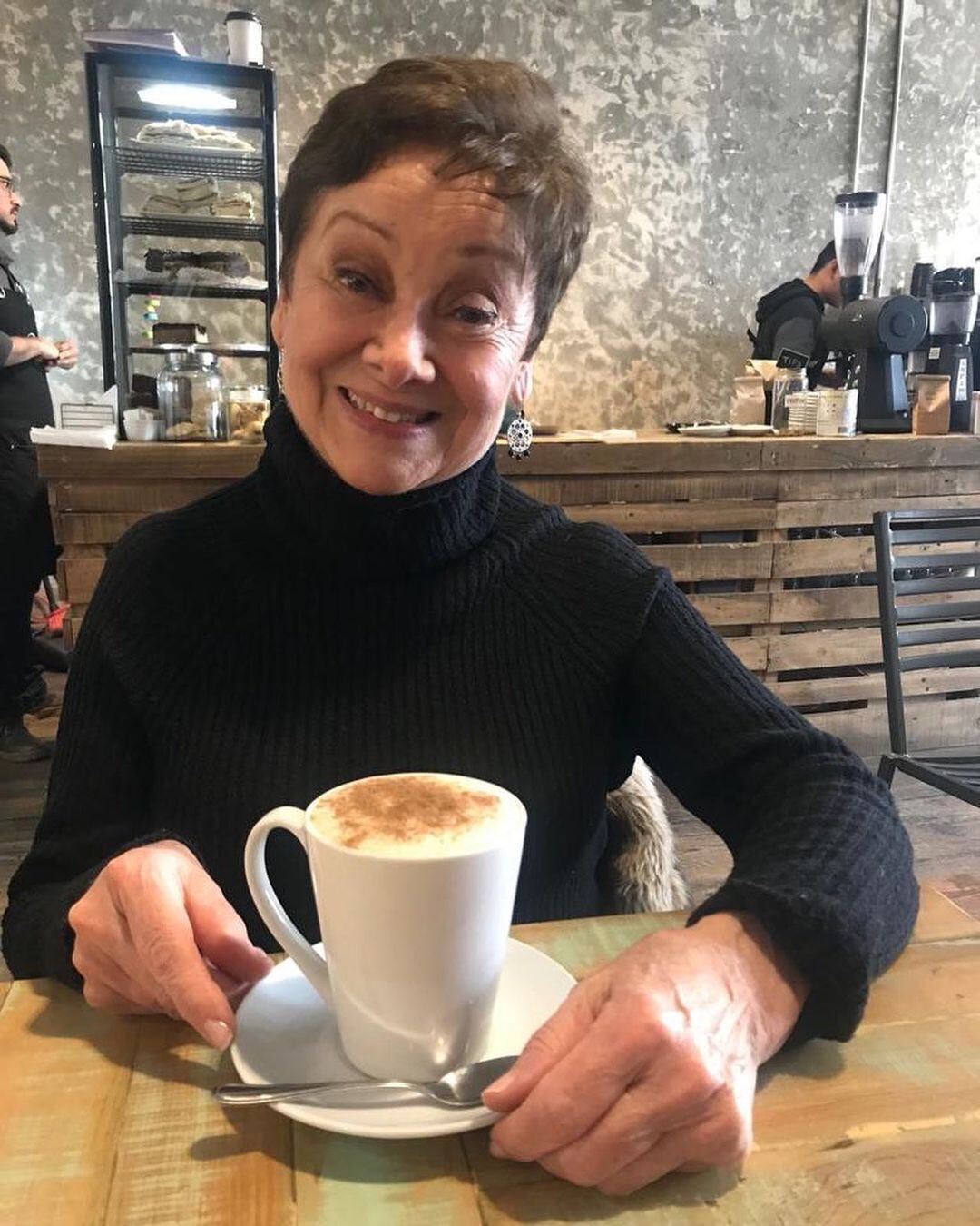 Así luce actualmente Gloria Benavides.