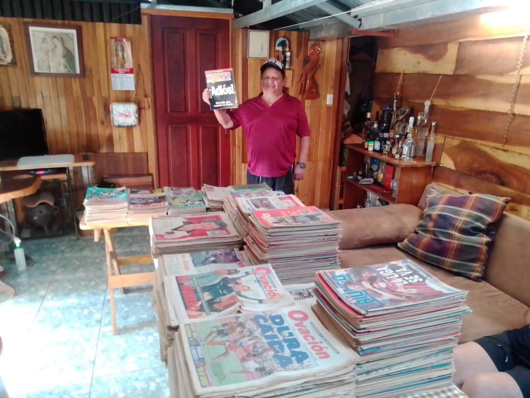 Marco Jiménez, colección de revistas Triunfo