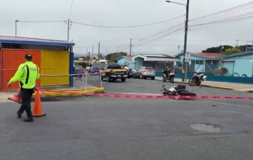 Un motociclista falleció en un accidente este miércoles en Cartago