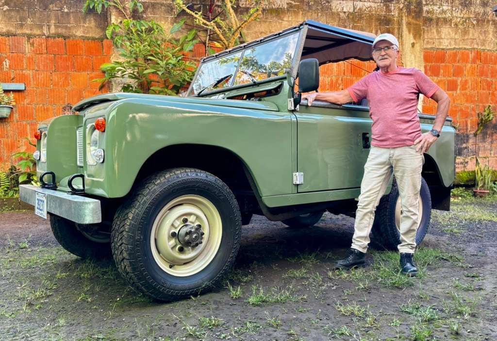 Jorge Valverde reconstruyó su Land Rover