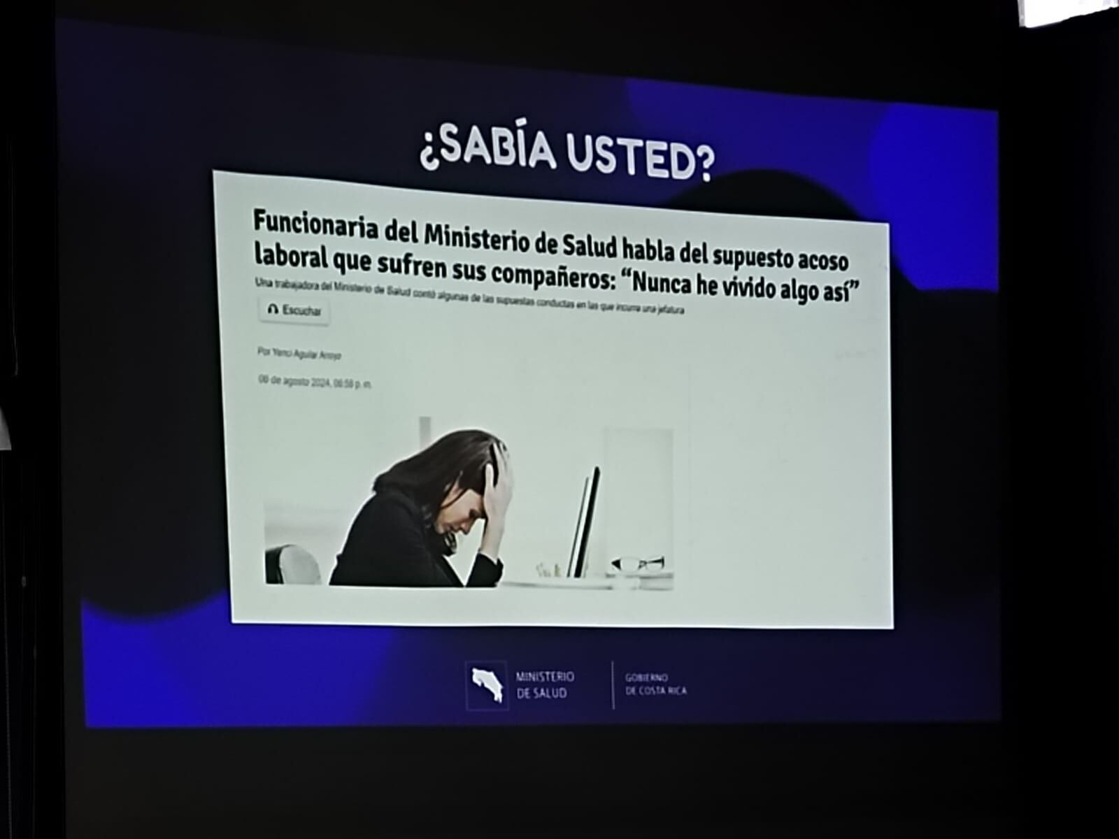 La ministra de Salud Mary Munive dio una conferencia de prensa este jueves