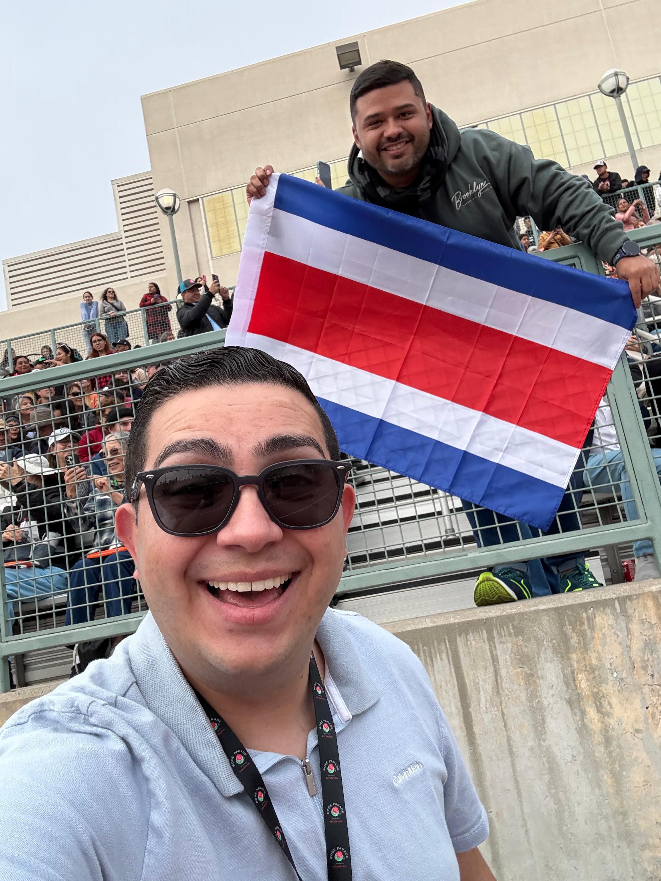 Elías Alvarado en Desfile de las Rosas